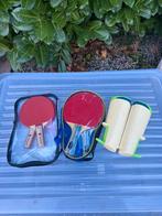 Tafeltennis set, Sport en Fitness, Tafeltennis, Ophalen of Verzenden, Zo goed als nieuw, Net, Batje(s) of Balletje(s)