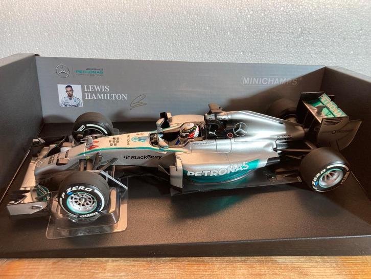 ✅ Lewis Hamilton 1:18 Chinese GP Winner 2014 110140244, Verzamelen, Automerken, Motoren en Formule 1, Nieuw, Formule 1, Ophalen of Verzenden