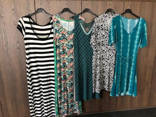 5 jurken, maat M, Kleding | Dames, Jurken, Gedragen, Maat 38/40 (M), Groen, Verzenden