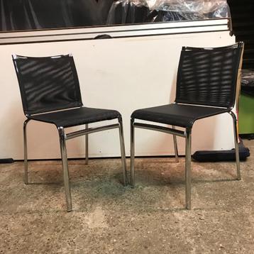 2 Bontempi Casa NET design stoel chair chroom beschikbaar voor biedingen
