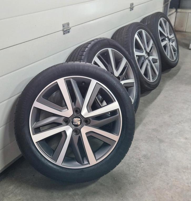 Seat Mii FR Velgen Met Zomerbanden Orgineel 185/50R16, Auto-onderdelen, Banden en Velgen, Velg(en), Zomerbanden, 15 inch, 185 mm