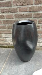 Bloempot, Ophalen of Verzenden, Gebruikt, Rond, Aardewerk