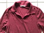 Donkerrood truitje Anna Field met polosluitng maat M, Kleding | Dames, Truien en Vesten, Maat 38/40 (M), Anna Field, Ophalen of Verzenden