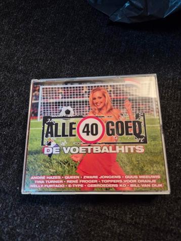 dubbel cd voetbalhits alle 40 goed beschikbaar voor biedingen