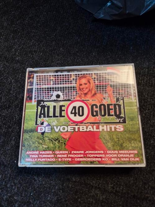 dubbel cd voetbalhits alle 40 goed, Boeken, Muziek, Zo goed als nieuw, Artiest, Ophalen of Verzenden