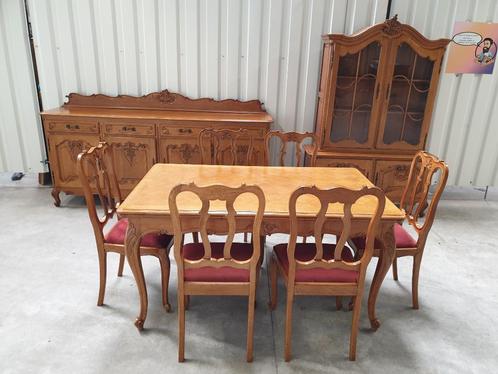 Prachtige complete Queen Ann Stijl eetkamer. Levering., Huis en Inrichting, Complete eetkamers, Gebruikt, 4 tot 6 stoelen, Ophalen