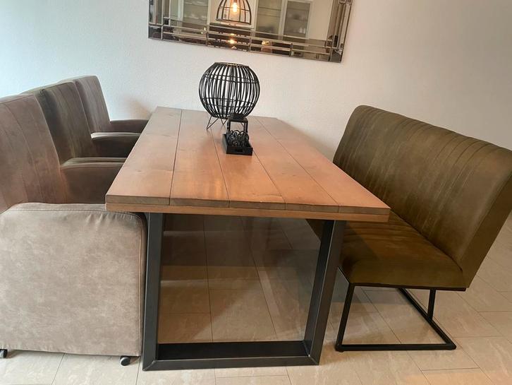 Complete EIKEN eetset en salontafel, Huis en Inrichting, Complete inboedels, Ophalen of Verzenden