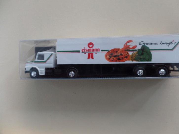 Scania trekker / oplegger Eismann Herpa, Hobby en Vrije tijd, Modelauto's | 1:87, Nieuw, Bus of Vrachtwagen, Herpa, Ophalen of Verzenden