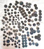 Vintage Knopen Set - Zwart/Grijs/Blauw - 159 stuks, Hobby en Vrije tijd, Naaien en Fournituren, Ophalen of Verzenden, Gebruikt