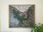 Mozaïek en epoxy kunstwerk, Ophalen of Verzenden