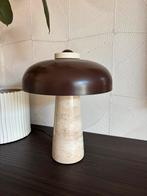 Tafellamp travertin (look a like Audo copenhagen), Huis en Inrichting, Lampen | Hanglampen, Ophalen of Verzenden, Zo goed als nieuw