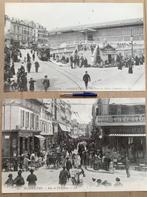 2 grote afdrukken van straattafereel ca. 1900 Angouleme, Verzamelen, Foto's en Prenten, Ophalen of Verzenden, Voor 1940, Zo goed als nieuw