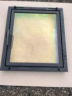 deur met frame voor inzethaard, Huis en Inrichting, Ophalen, Gebruikt, Inzethaard, Houthaard
