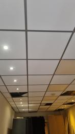 Systeemplafond 25 a 30m2 met spots en licht rails, Doe-het-zelf en Verbouw, Platen en Panelen, Ophalen, Gebruikt, Overige materialen