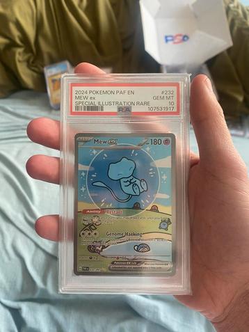 2024 POKEMON PAF EN-PALDEAN FATES BUBBLE MEW #232 MEW EX beschikbaar voor biedingen