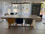 Klooster eettafel  (240x100x 78) (l)x(b)x (h) PLUS 6 stoelen, Ophalen, Gebruikt, 200 cm of meer, Minder dan 50 cm