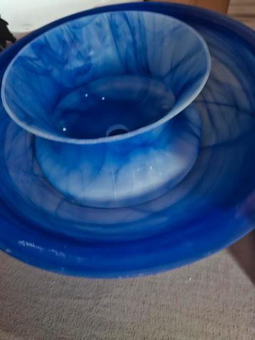 Well-Fair Glas Art Kit Benevelaar Blauw beschikbaar voor biedingen