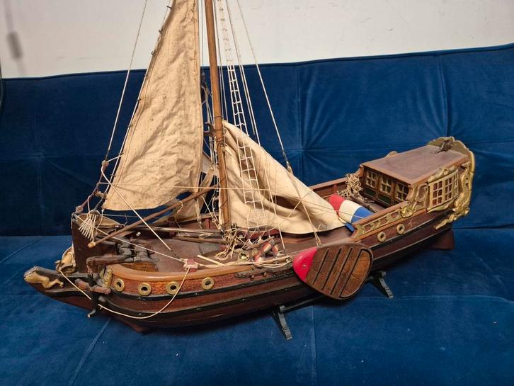 Oude modelbouw boot - Opknapper, Antiek en Kunst, Antiek | Bestek, Ophalen