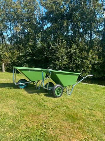 Kruiwagen 160 ltr Stalkruiwagen 2 wielen 1 wiel beschikbaar voor biedingen