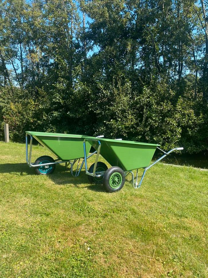 Kruiwagen 160 ltr Stalkruiwagen 2 wielen 1 wiel, Tuin en Terras, Kruiwagens, Nieuw, Ophalen of Verzenden