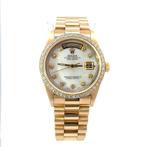 Rolex day date “Mother of Pearl 1987 Diamonds full set., Sieraden, Tassen en Uiterlijk, Horloges | Heren, Goud, Ophalen of Verzenden