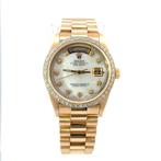 Rolex day date “Mother of Pearl 1987 Diamonds full set., Goud, Ophalen of Verzenden, Zo goed als nieuw, Rolex