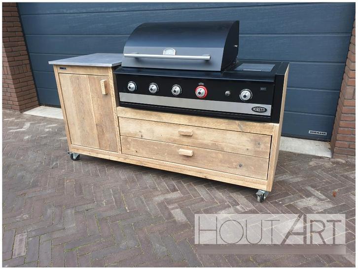 Luxe Buitenkeuken enkel voor Boretti Ibrido & Ligorio top, Tuin en Terras, Buitenkeukens, Nieuw, Gas, Inbouw, Vrijstaand, Ophalen of Verzenden