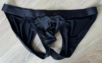 Moderne Jock, maat L, zwart gay / hetero beschikbaar voor biedingen