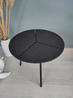 Leuk houten bijzettafeltje TEAB, Huis en Inrichting, Tafels | Bijzettafels, Ophalen, Minder dan 45 cm, Minder dan 55 cm, Rond