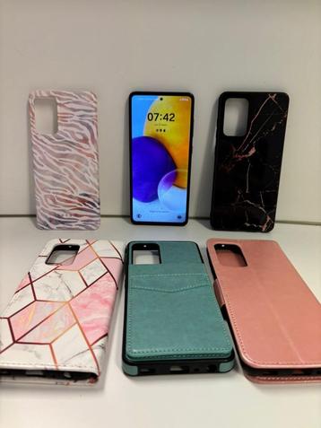 Samsung Galaxy A72 – 128GB – Paars – Met 5 hoesjes! beschikbaar voor biedingen