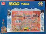 Jan van Haasteren, Grand Café, Puzzel 1500st, compleet, Ophalen of Verzenden, 500 t/m 1500 stukjes, Zo goed als nieuw, Legpuzzel