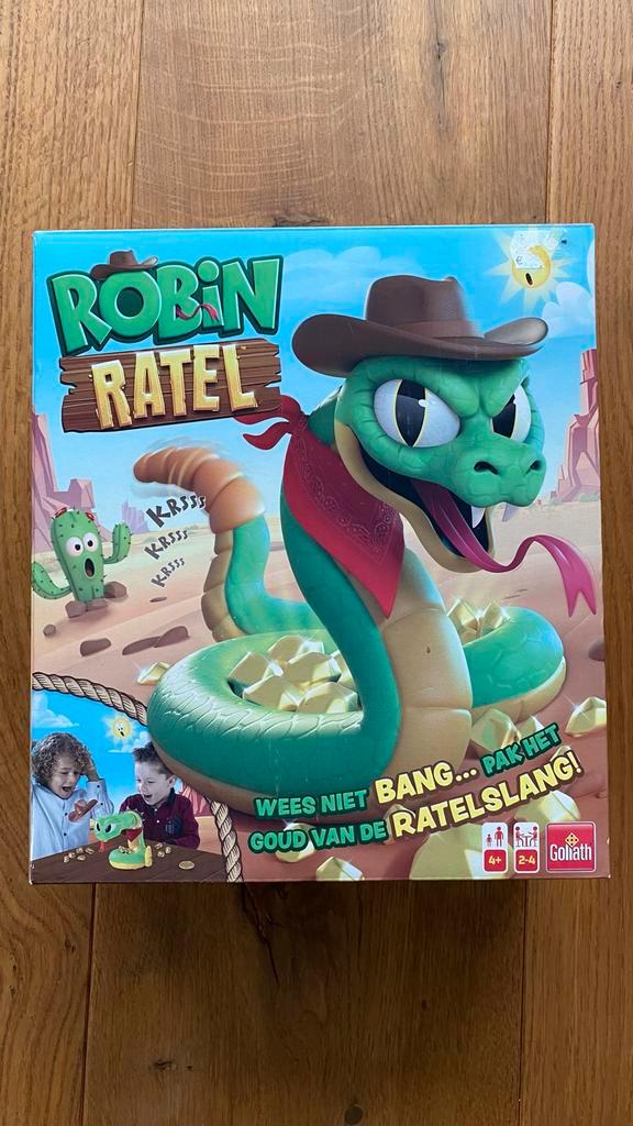 Robin Ratel - Spannend reactiespel!, Hobby en Vrije tijd, Gezelschapsspellen | Bordspellen, Nieuw, Drie of vier spelers, Reisspel