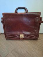 The Bridge Vintage Leren Aktetas, Ophalen of Verzenden, Gebruikt, Bruin, Handtas