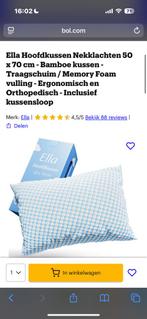 Ella Hoofdkussen Nekklachten 50 x 70 cm, Eenpersoons, Wit, Ophalen of Verzenden, Zo goed als nieuw