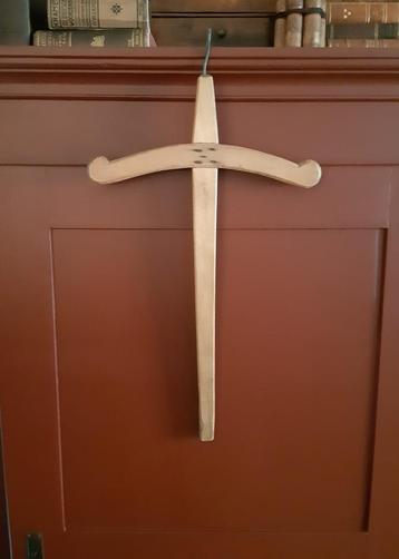 ~ Oud Houten Knaapje Kledinghanger beschikbaar voor biedingen