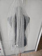 Prachtige sluier ivory cecile calanthe parel parels 95cm, Ophalen of Verzenden, Zo goed als nieuw, Wit, Accessoires