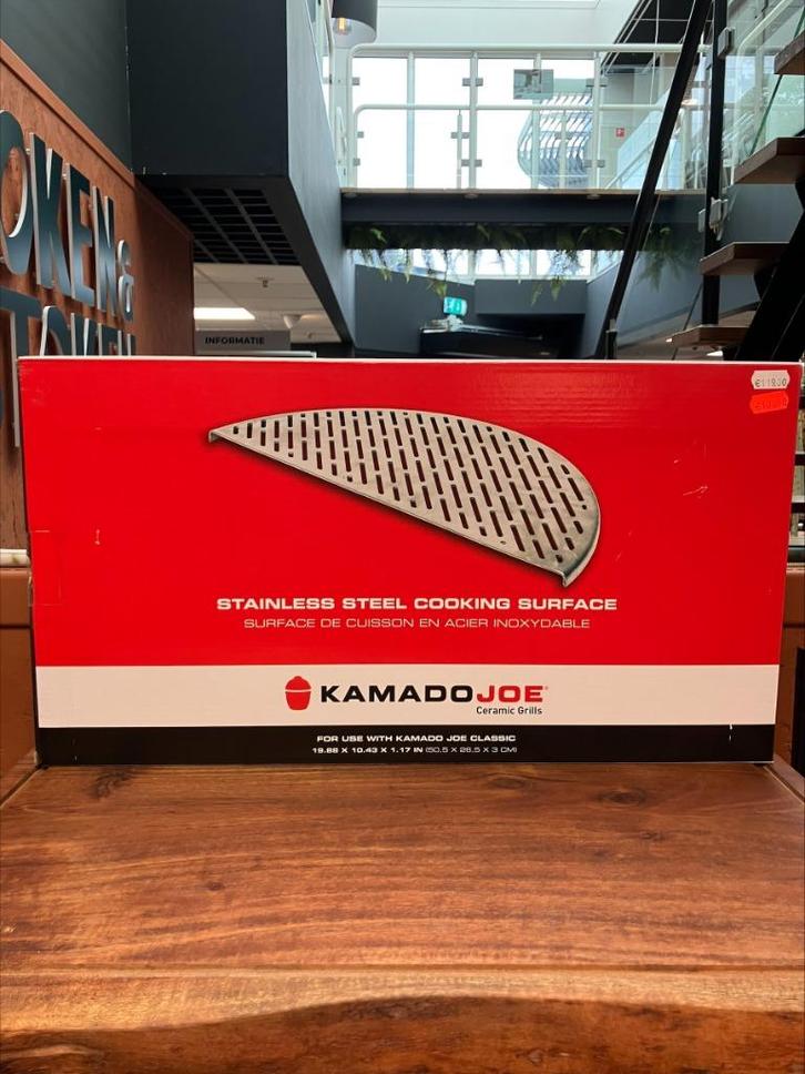 Half Moon SS Cooking Grate (Fish & Veg) - Classic Joe, Tuin en Terras, Barbecue-accessoires, Nieuw, Ophalen of Verzenden