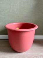 Grote oudroze aardewerk bloempot, 25 tot 40 cm, Rond, Ophalen of Verzenden, Zo goed als nieuw