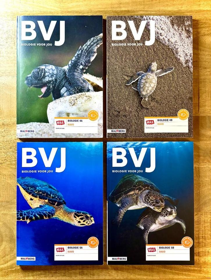 Biologie Voor Jou HAVO 4A, 4B, 5A, 5B. BVJ Nieuwste Editie., Boeken, Schoolboeken, Zo goed als nieuw, Biologie, HAVO, Ophalen of Verzenden