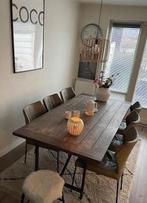 Bree's New World Fly 6 eetkamerstoelen, Huis en Inrichting, Stoelen, Ophalen, Gebruikt, Overige kleuren, Leer