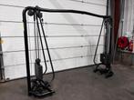 Technogym Zwarte Cable Cross met 2 x 50kg Steekgewichten, Sport en Fitness, Fitnessmaterialen, Ophalen, Gebruikt, Overige typen