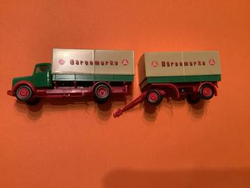 Vintage Bärenmarke Truck met Aanhanger beschikbaar voor biedingen