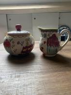 Blond Amsterdam Melkkan en Suikerpot, Antiek en Kunst, Antiek | Servies los, Ophalen