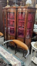 Antiek Vitrine Buffet Meubel Kasten Napoleon III bronze, Verzenden