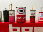 OK motor oil 1 liter blik, Verzamelen, Blikken, Overige merken, Gebruikt, Overige, Ophalen of Verzenden