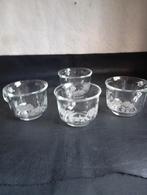 4 retro theeglazen ARCOROC met dorpsgezicht, Huis en Inrichting, Keuken | Servies, Glas of Glazen, Ophalen of Verzenden, Overige stijlen