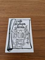 1461 Sticker Cafe Stenen Kruis Diest, Antiek en Kunst, Ophalen of Verzenden