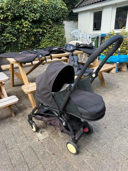 Nette zwarte Yoyo Babyzen - compleet newborn tot tottler, Kinderen en Baby's, Kinderwagens en Combinaties, Zo goed als nieuw, Overige merken