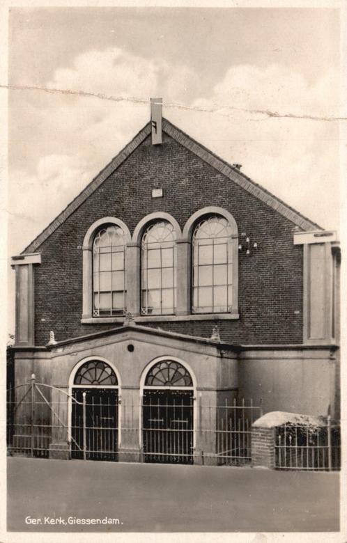Ger. Ker. Giessendam (1939) 128924, Verzamelen, Ansichtkaarten | Nederland, Gelopen, Zuid-Holland, 1920 tot 1940, Ophalen of Verzenden
