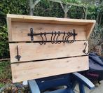 Stoere stevige robuuste wand kapstok, Mannelijk, Postduif